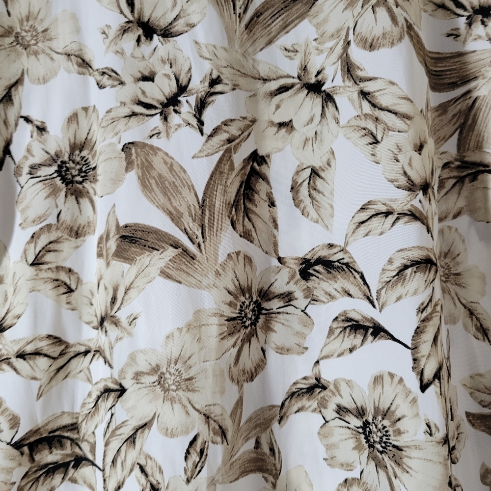J Jill Sheer Floral Print Blouse - Picture 2 of 5